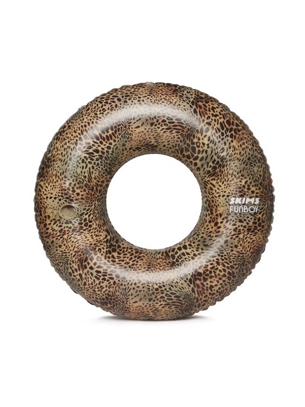 Skims x Funboy Embossed Tube Float In Cheetah Skin Print